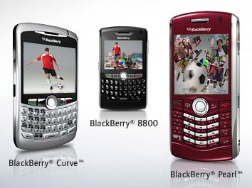 BlackBerry Curve, BlackBerry 8800 y BlackBerry Pearl