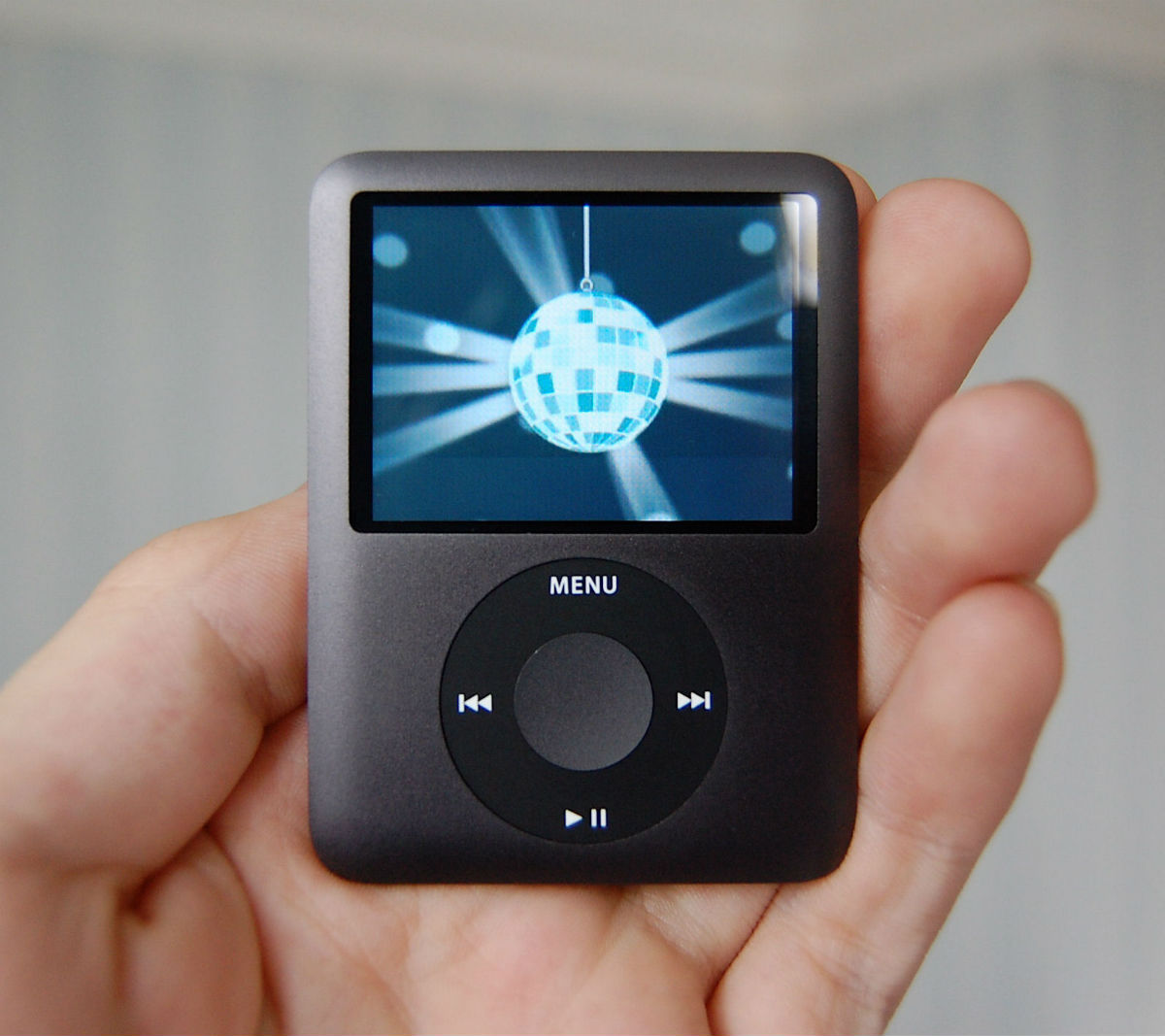 Ipod Nano en la mano